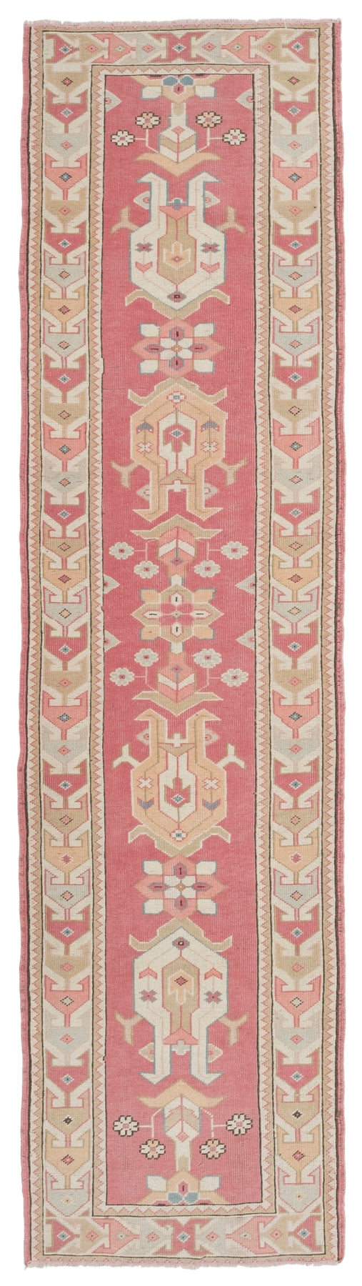 Vintage Turkish Runner Rug Kratippos