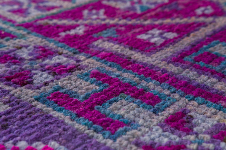 Vintage Turkish Runner Rug Amaranthae