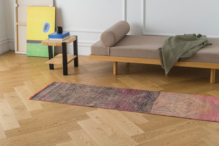 Vintage Turkish Runner Rug Vlotam