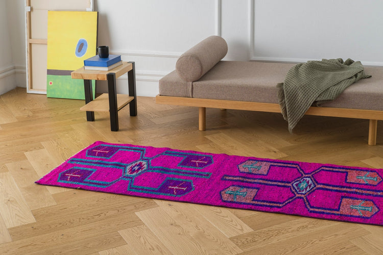 Vintage Turkish Runner Rug Fiziu