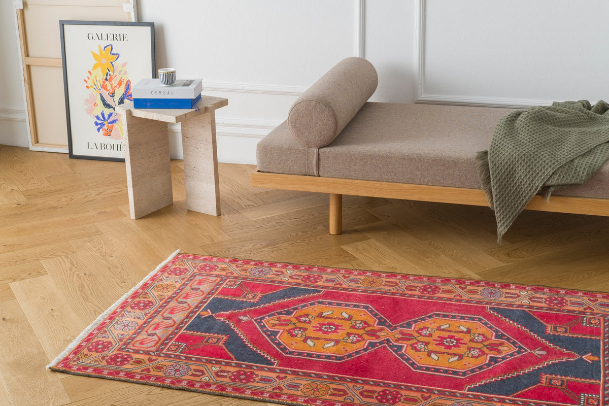 Vintage Turkish Rug Resima