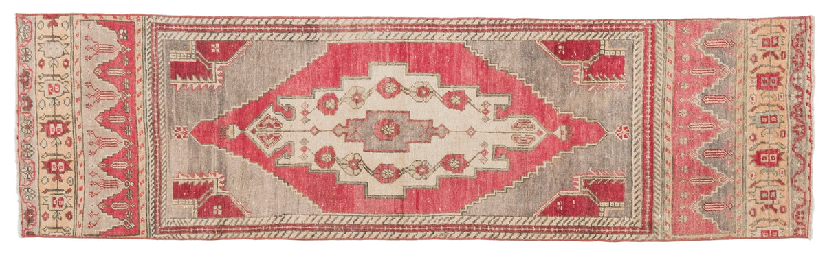 Vintage Turkish Runner Rug Alephne