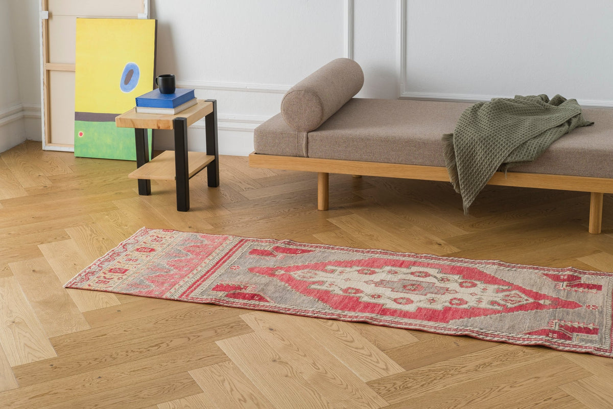 Vintage Turkish Runner Rug Alephne