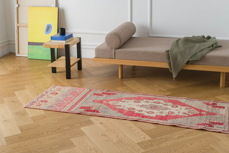 Vintage Turkish Runner Rug Alephne