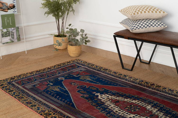Vintage Turkish Runner Rug Ilijana
