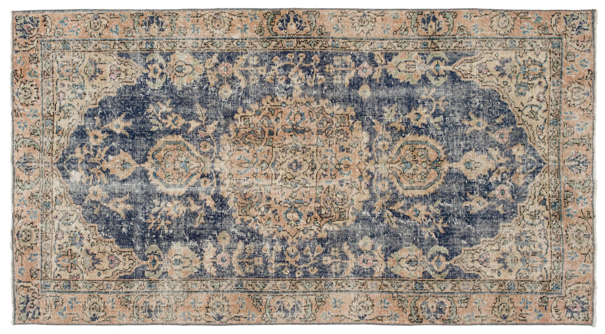 Vintage Distressed Rug Khozahl