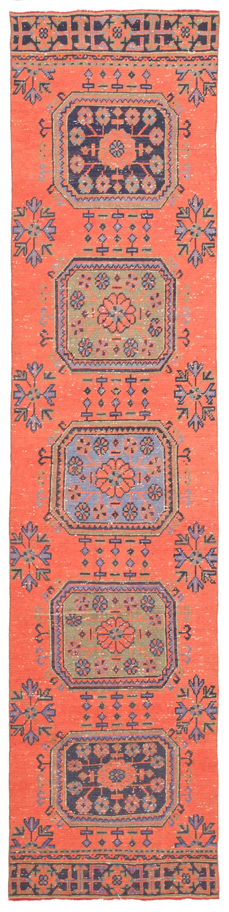Vintage Turkish Runner Rug Pindaron