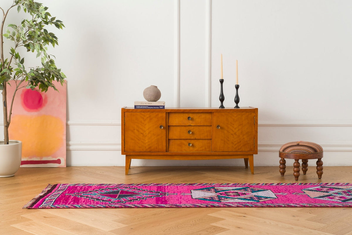 Vintage Turkish Runner Rug Tawfik