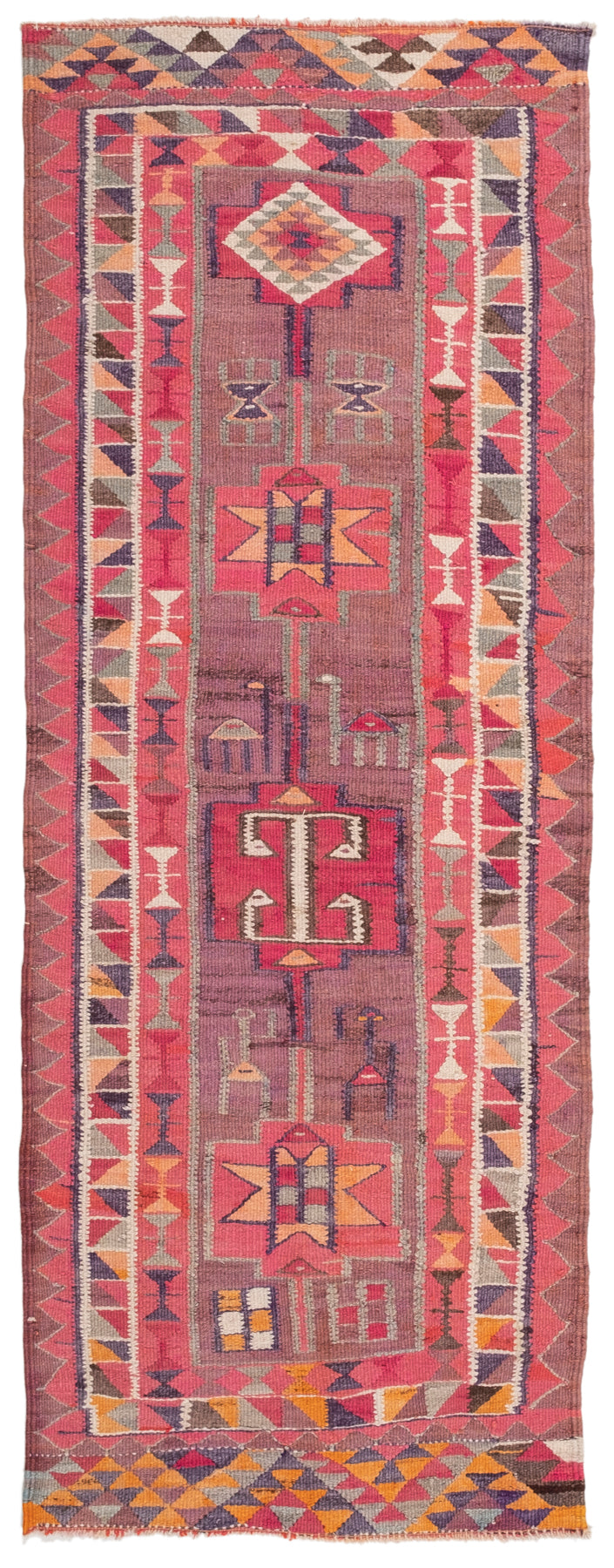 Vintage Turkish Runner Rug Janja