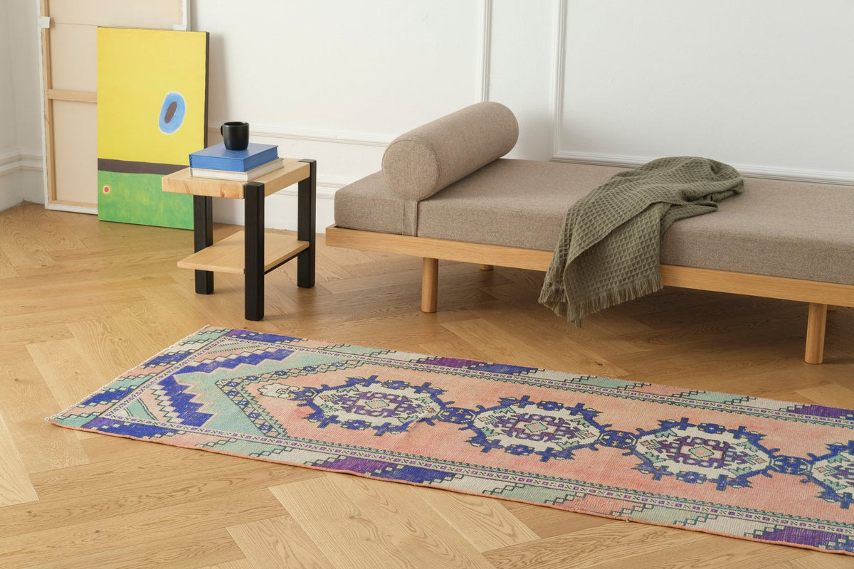 Vintage Turkish Runner Rug Dildora