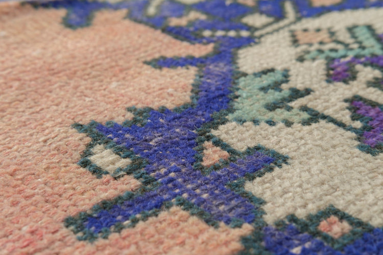 Vintage Turkish Runner Rug Dildora