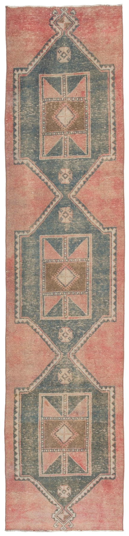 Vintage Turkish Runner Rug Effaeh
