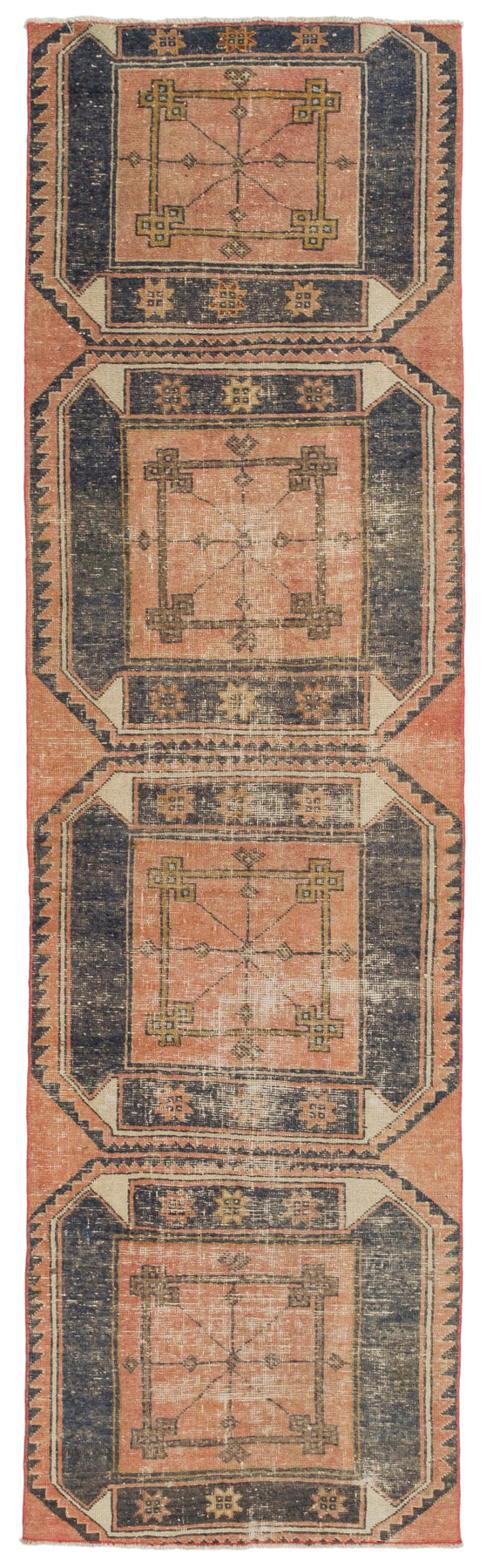 Vintage Turkish Runner Rug Vallee