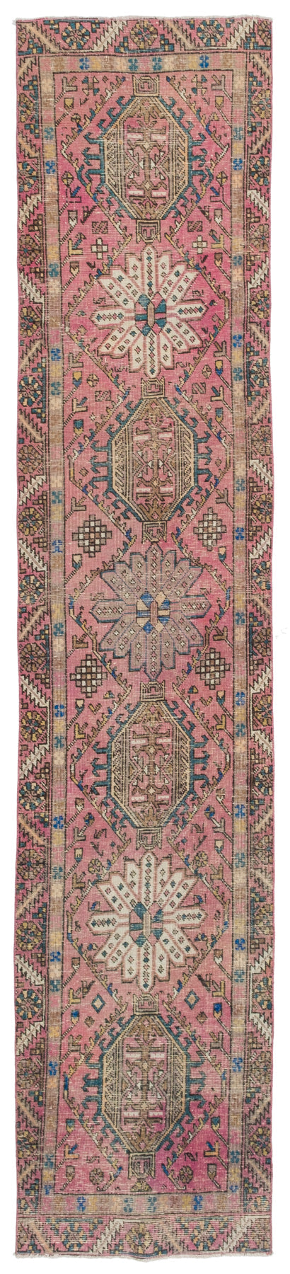 Vintage Turkish Runner Rug Yelmyar