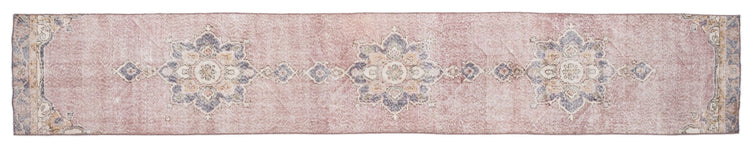 Vintage Turkish Runner Rug Anori