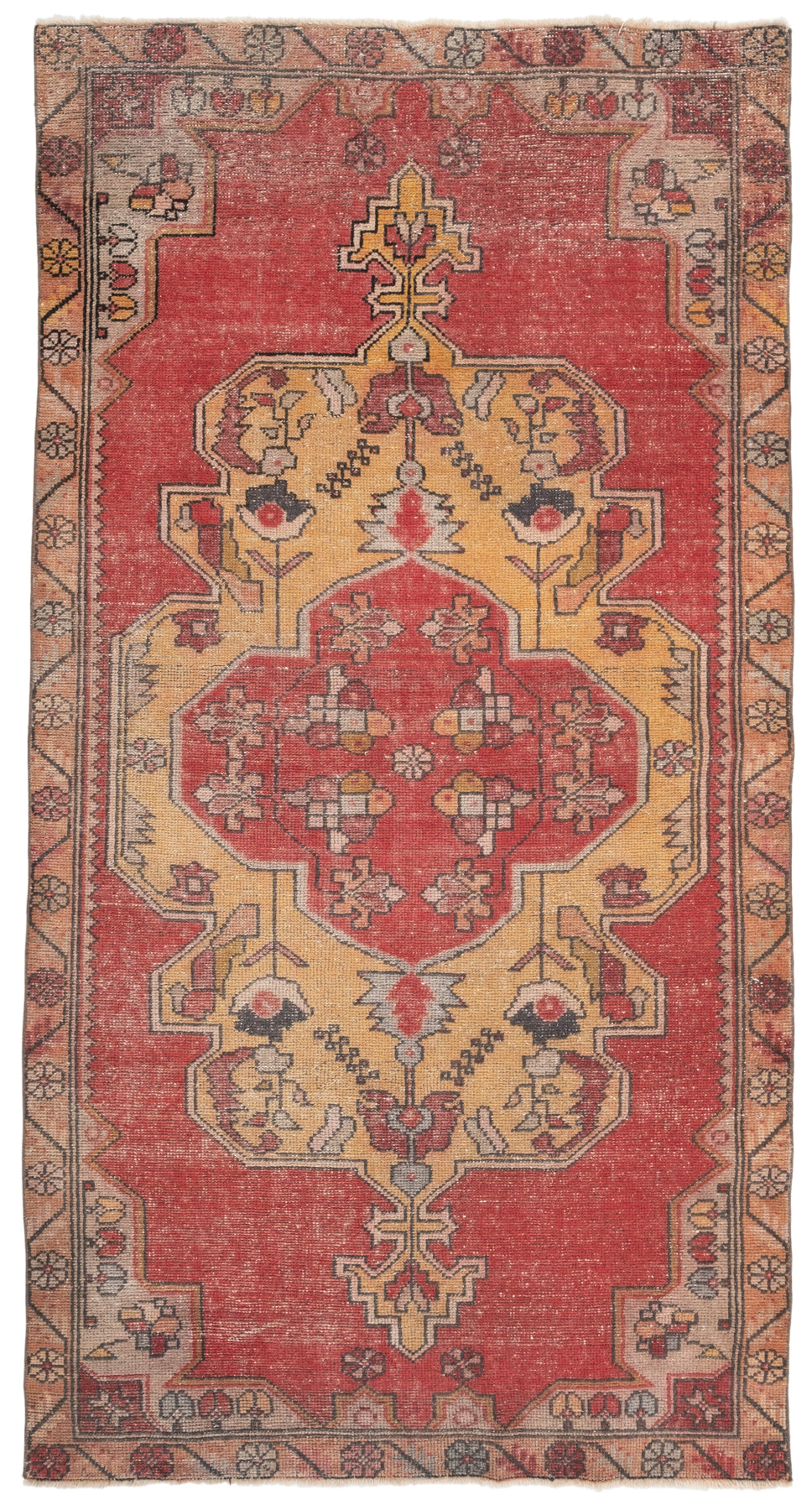 Vintage Distressed Rug Heleri