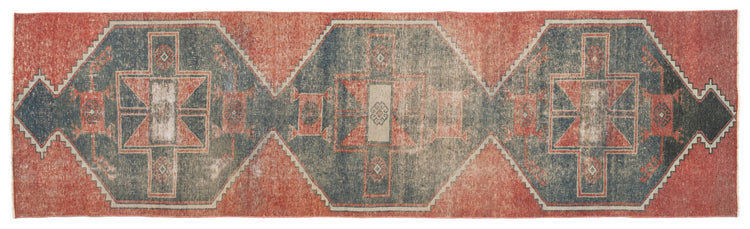 Vintage Turkish Runner Rug Exira