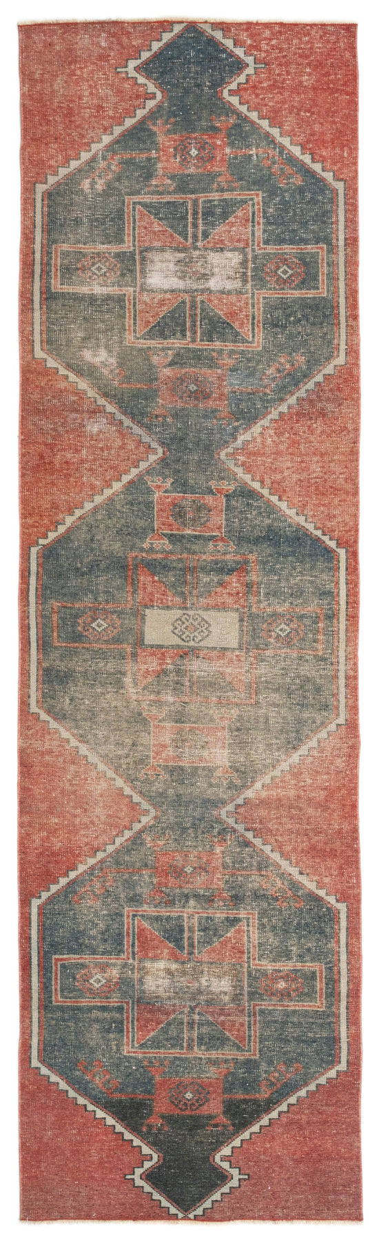 Vintage Turkish Runner Rug Exira