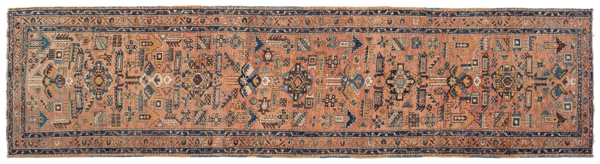 Vintage Turkish Runner Rug Gena