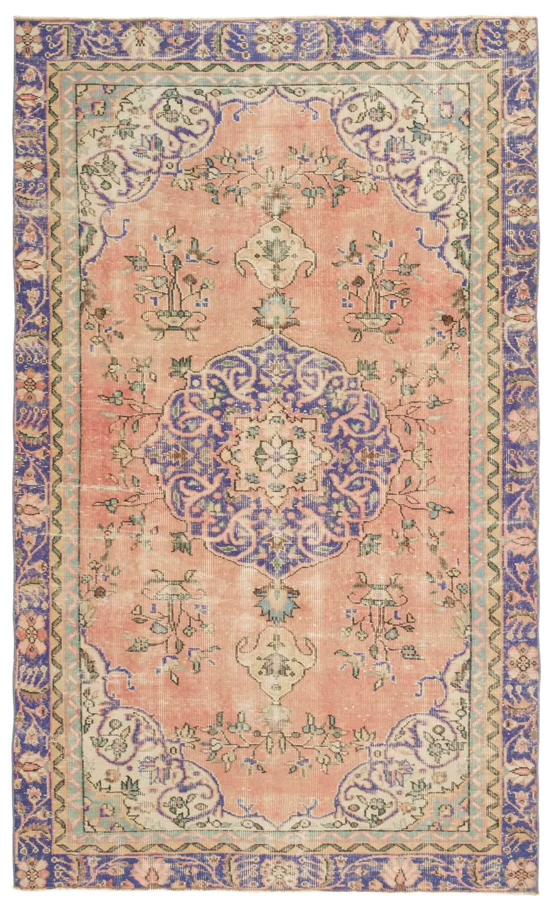Vintage Distressed Rug Akiba