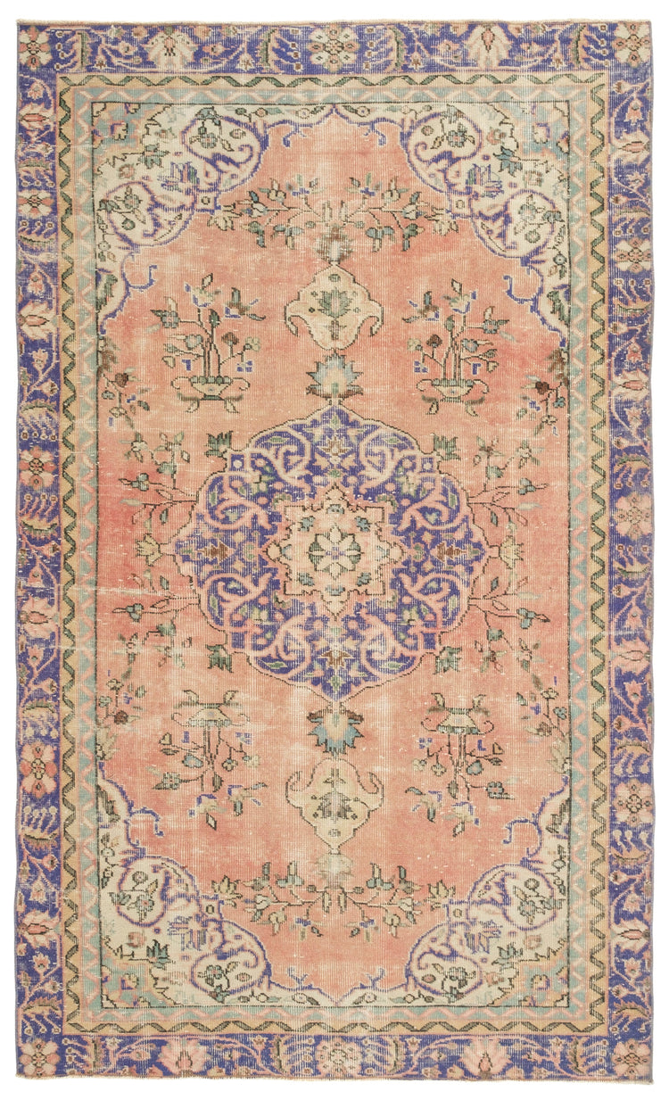 Vintage Distressed Rug Akiba