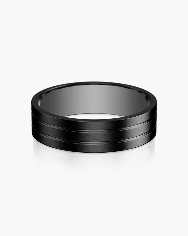 Double Ridge Band 7mm - JAXXON