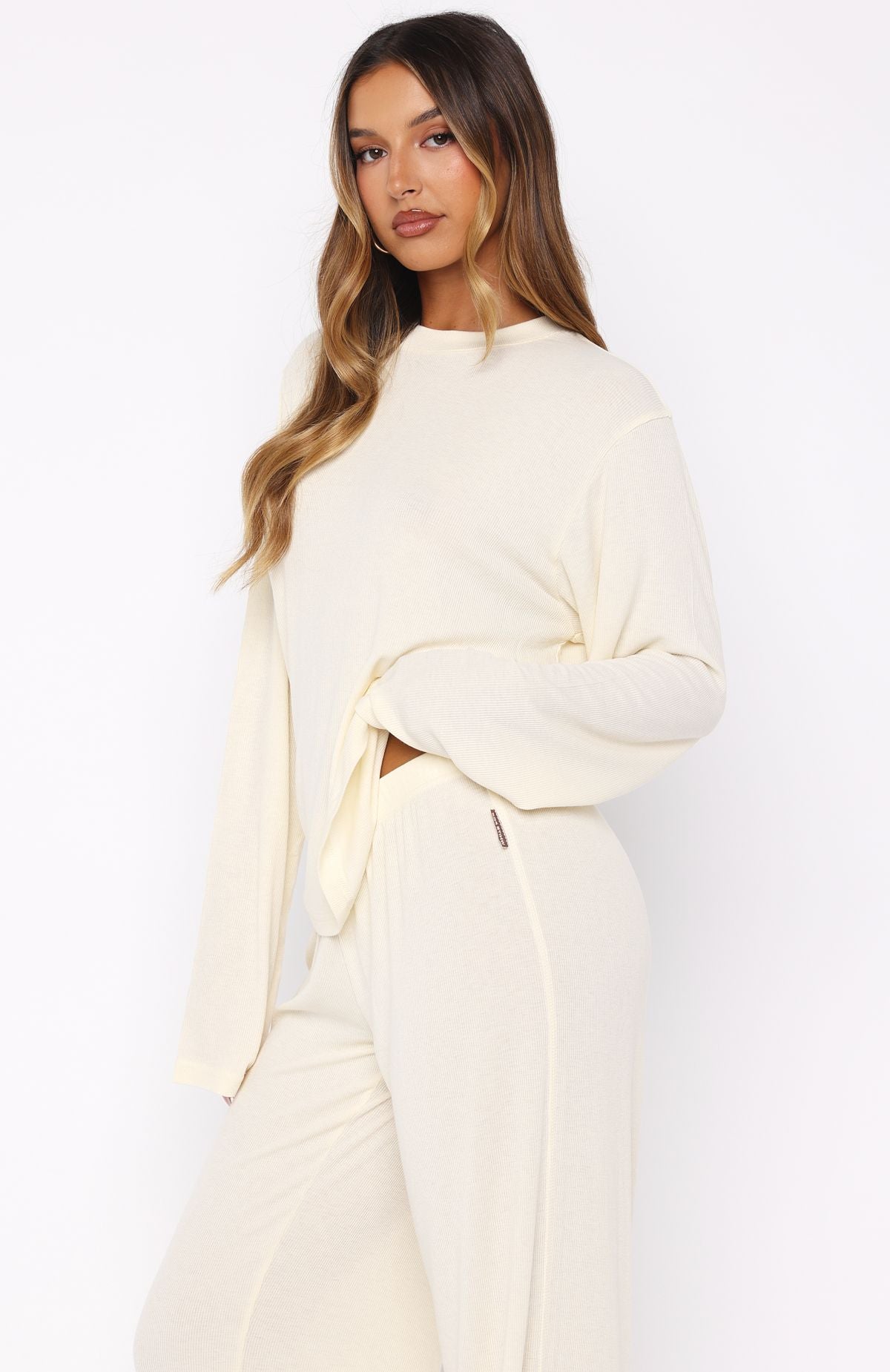 Wish Upon A Star Pyjama Long Sleeve Top Off White
