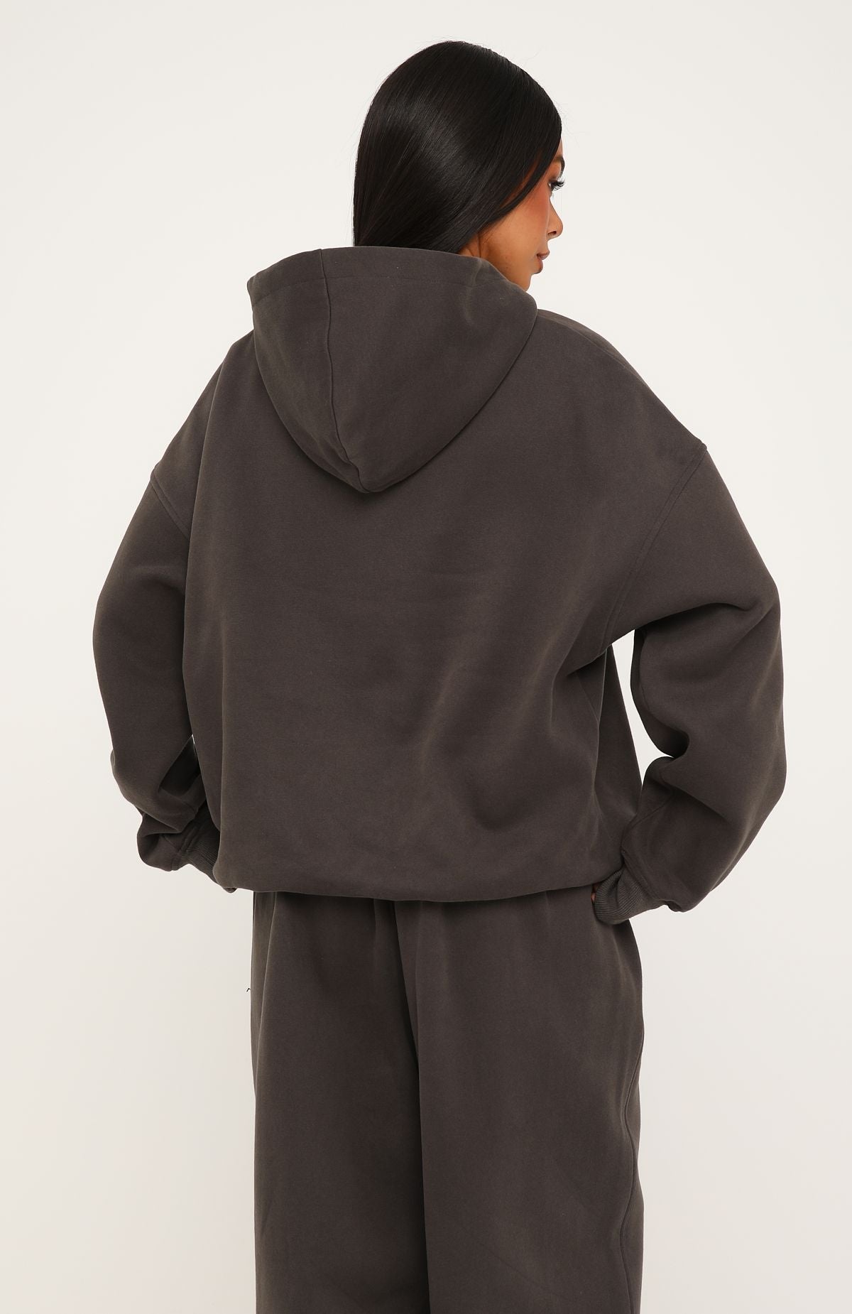Know What You Want Oversized Hoodie Volcanic