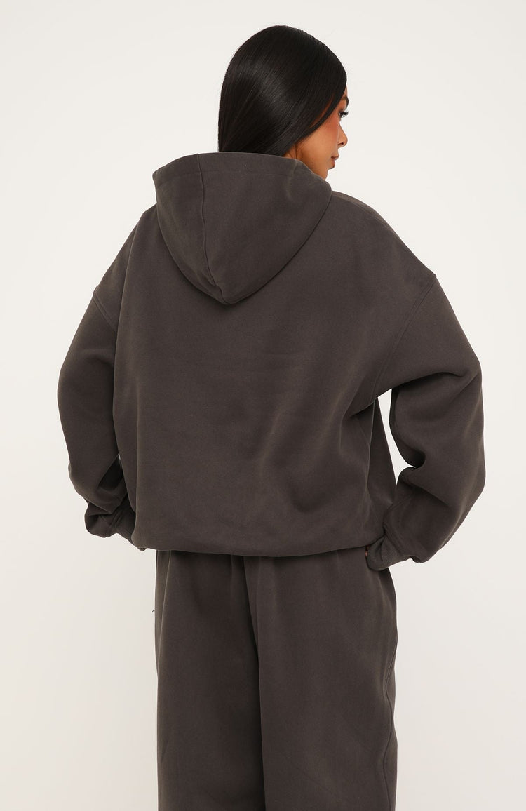 Know What You Want Oversized Hoodie Volcanic