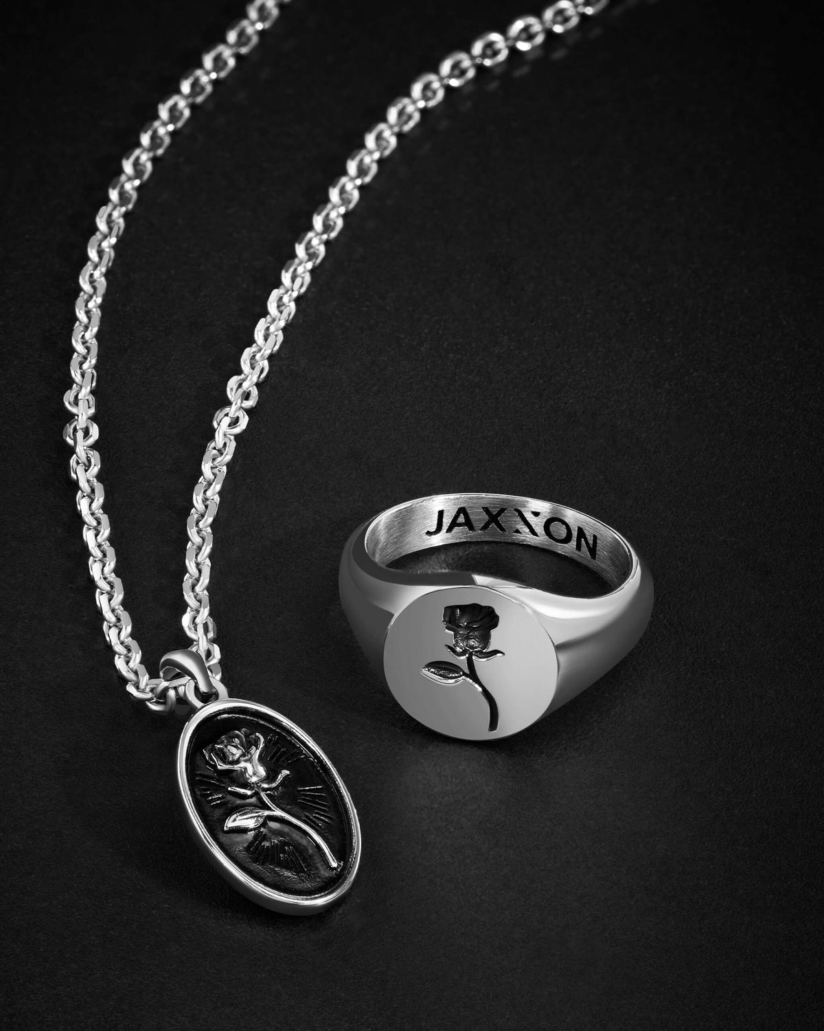 Heritage Rose Signet Ring - JAXXON
