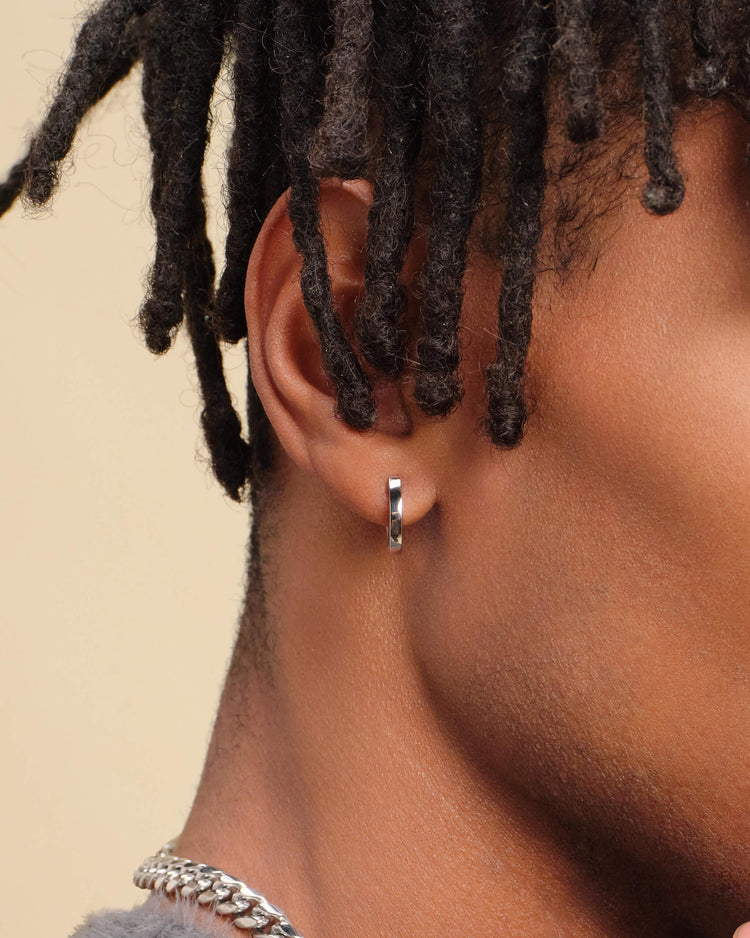 Huggie Earrings - Silver - JAXXON