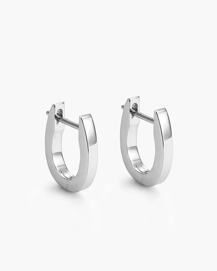Women's Huggie Earrings - Silver - JAXXON