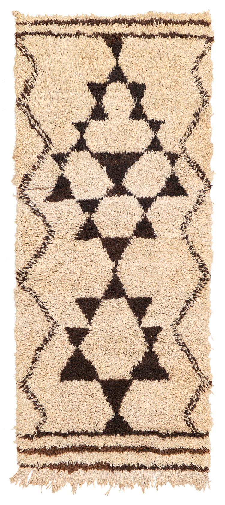 Vintage Moroccan Runner Rug Refiqe