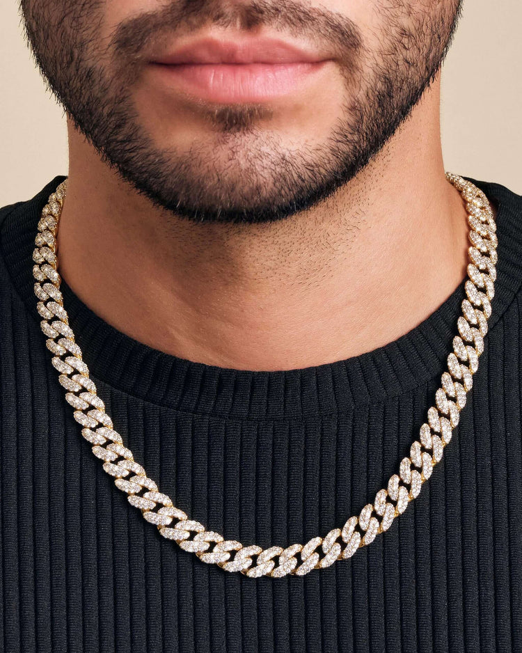 Iced Out Cuban Link Chain 10mm - JAXXON