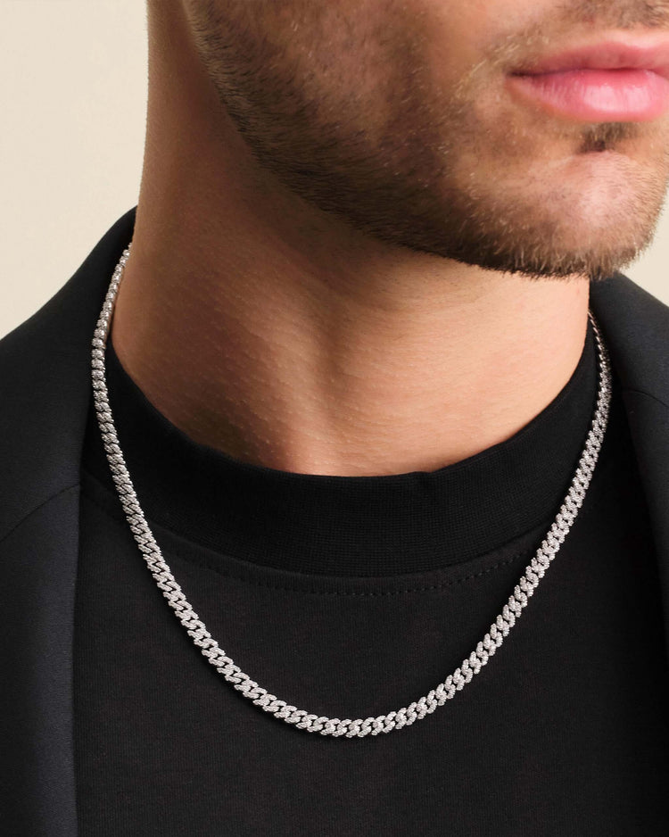 Iced Out Cuban Link Chain 5mm - JAXXON