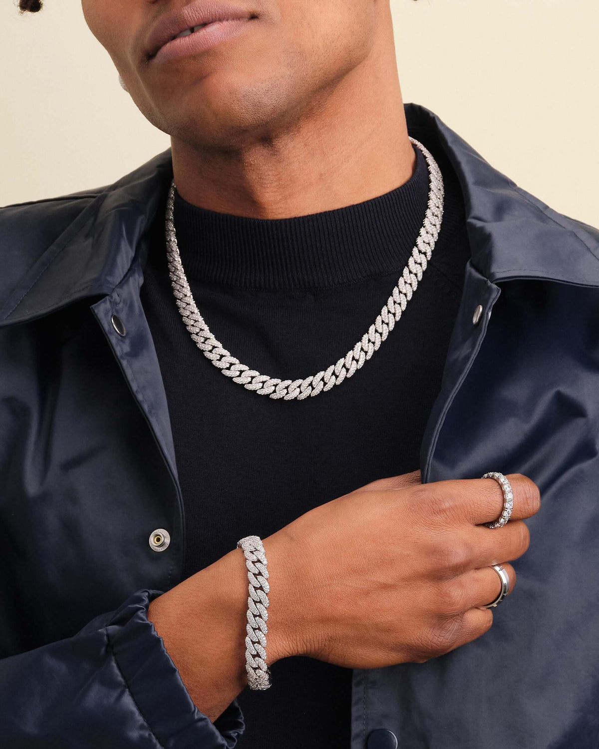 Iced Out Cuban Set 10mm - JAXXON