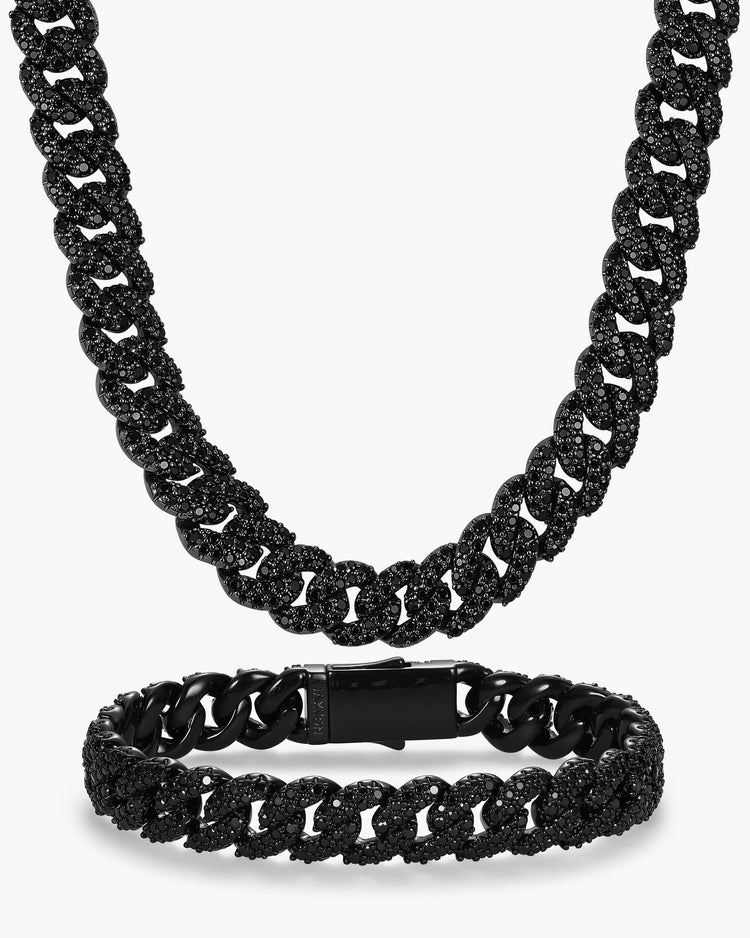 Iced Out Cuban Set 10mm - JAXXON
