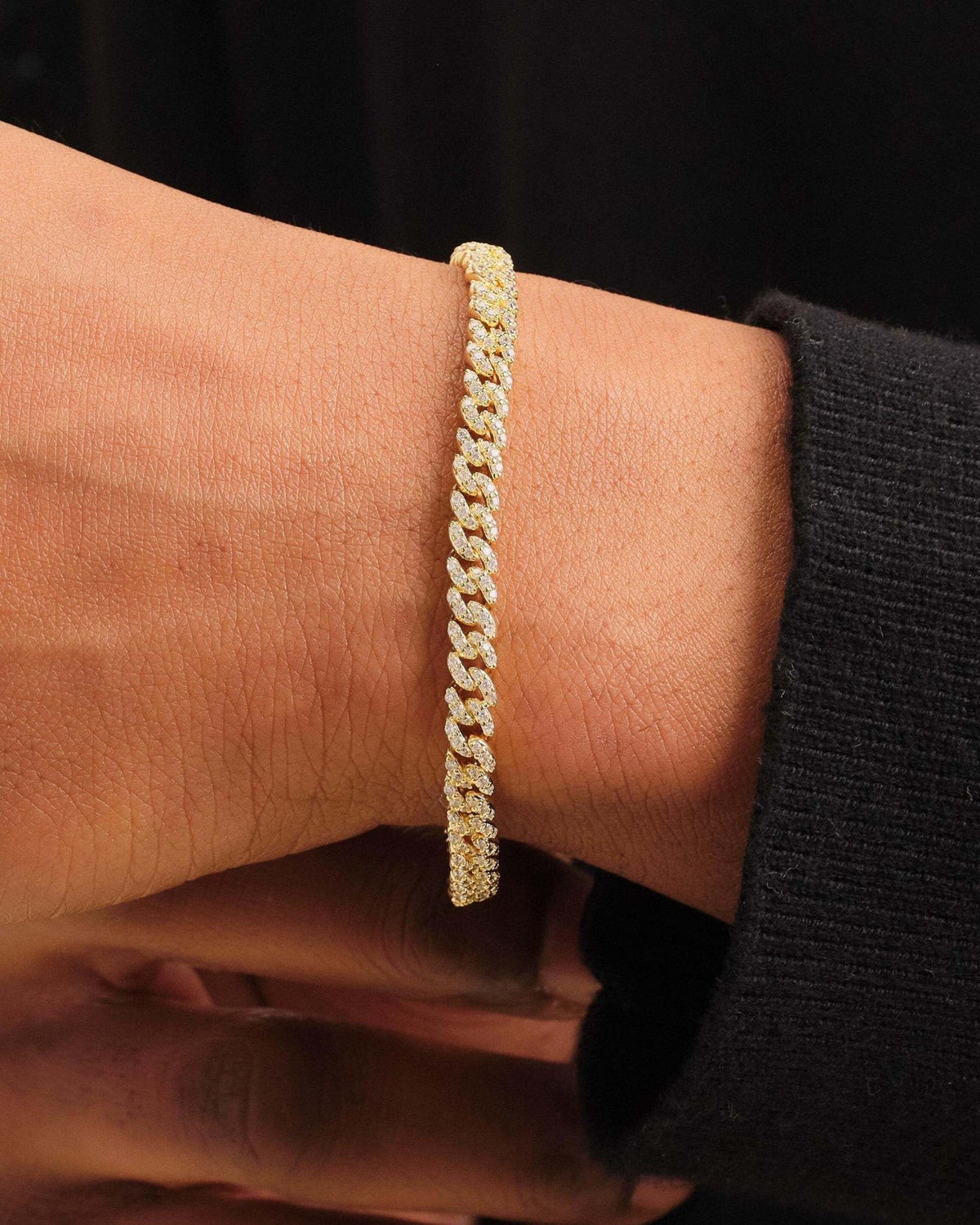 Iced Out Cuban Link Bracelet 5mm - JAXXON