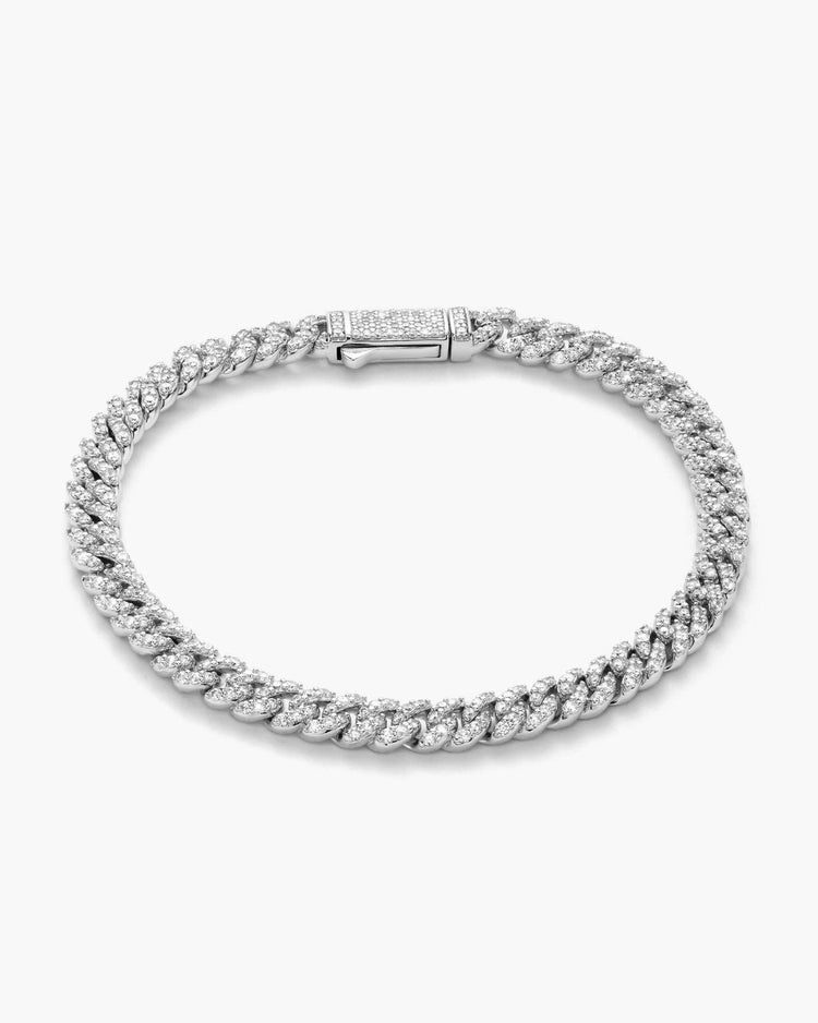 Iced Out Cuban Link Bracelet 5mm - JAXXON