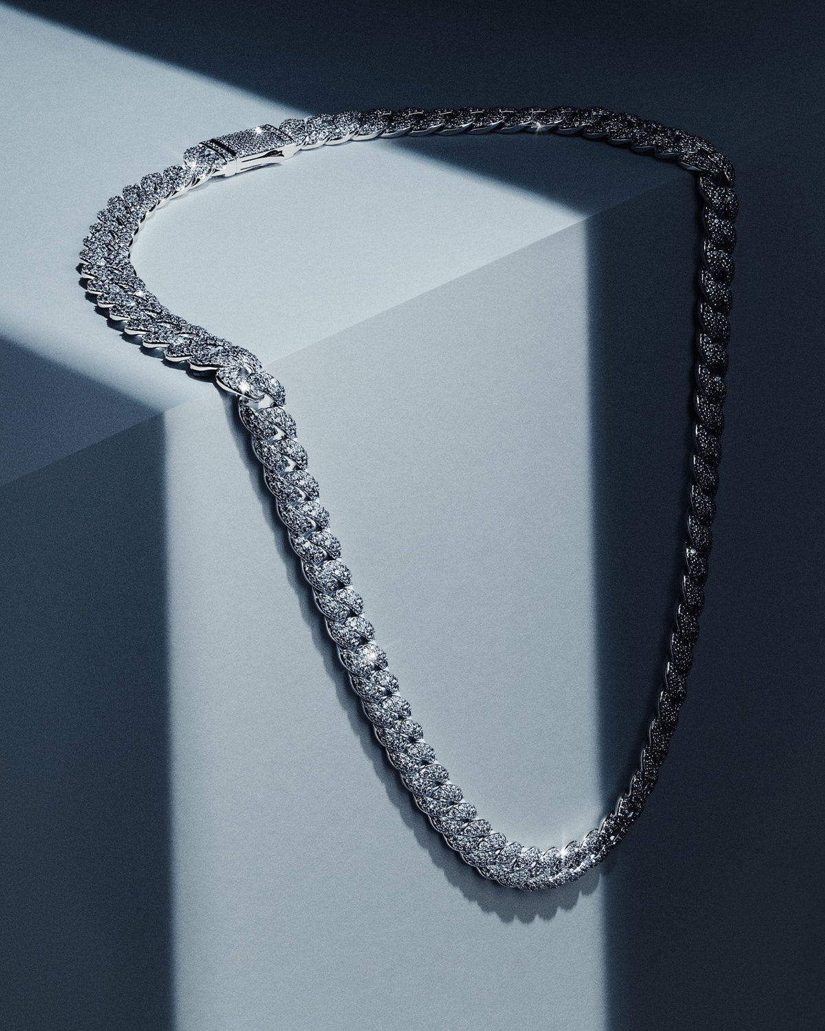 Women's Iced Out Cuban Link Chain 8mm - JAXXON