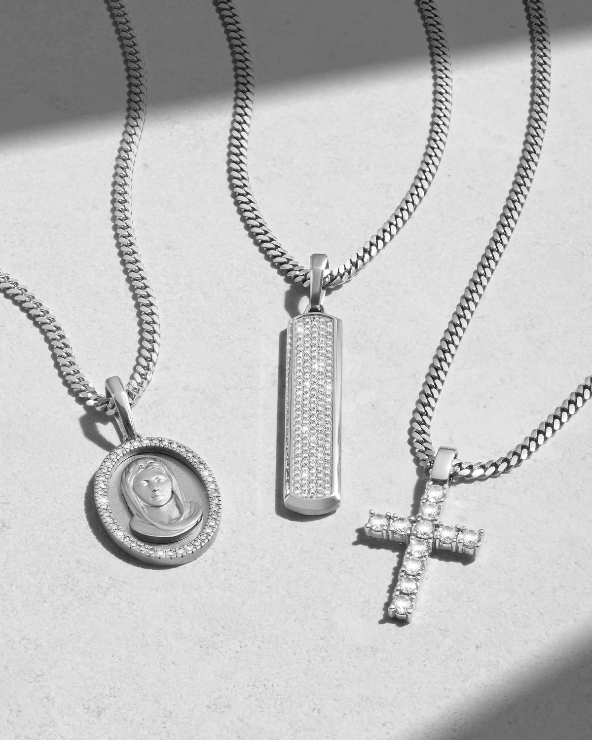 Micro Studded Cross Pendant - JAXXON