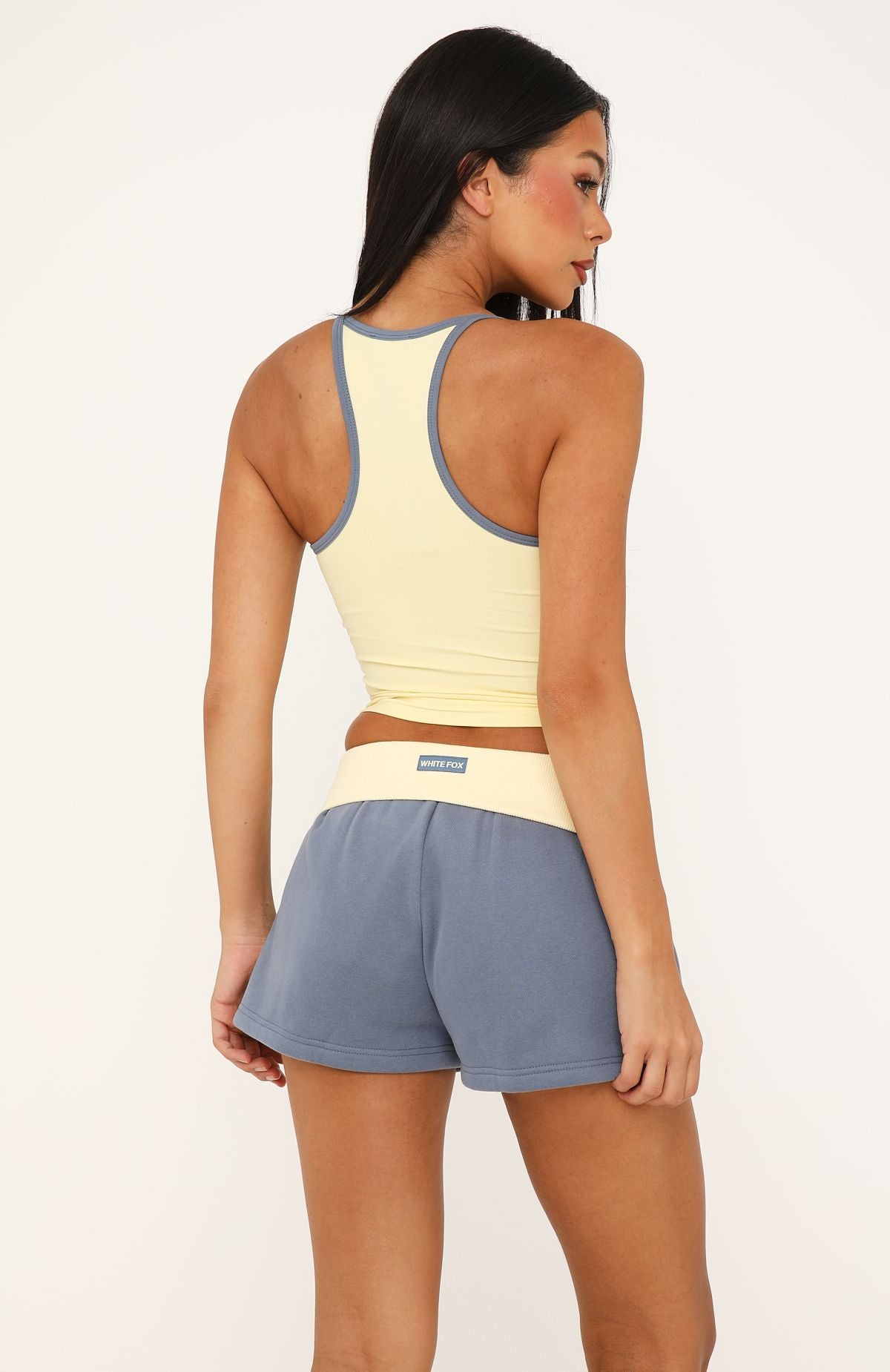Higher Ground Fold Over Lounge Shorts Ocean