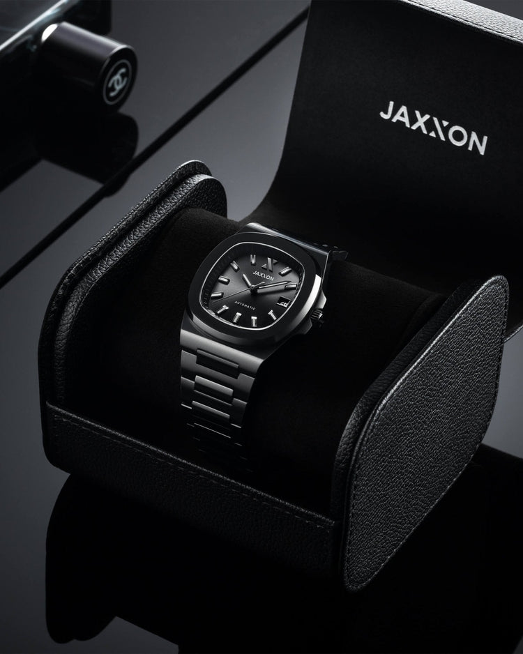 JX1 Automatic Watch + Cuban Link Bracelet 8mm - JAXXON