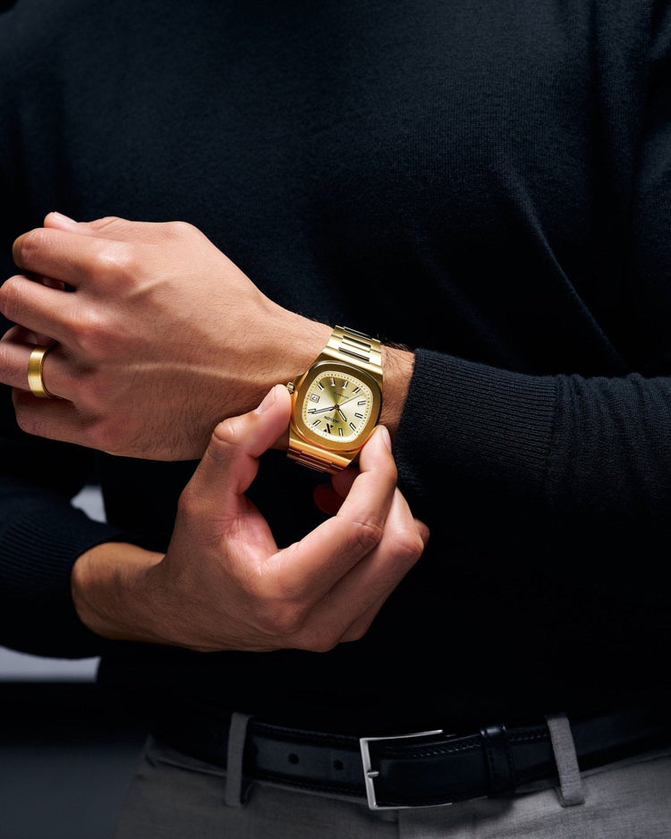 JX1 Automatic Watch + Cuban Link Chain 8mm - JAXXON