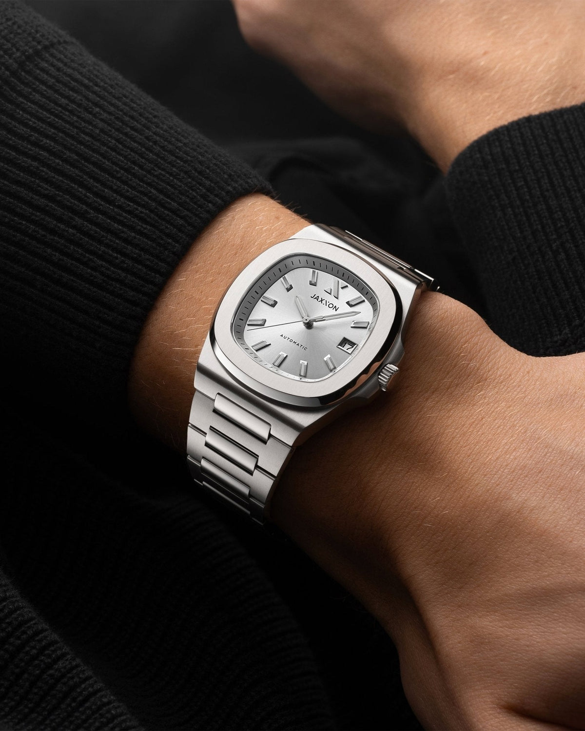 JX1 Automatic Watch + Cuban Set 8mm - JAXXON