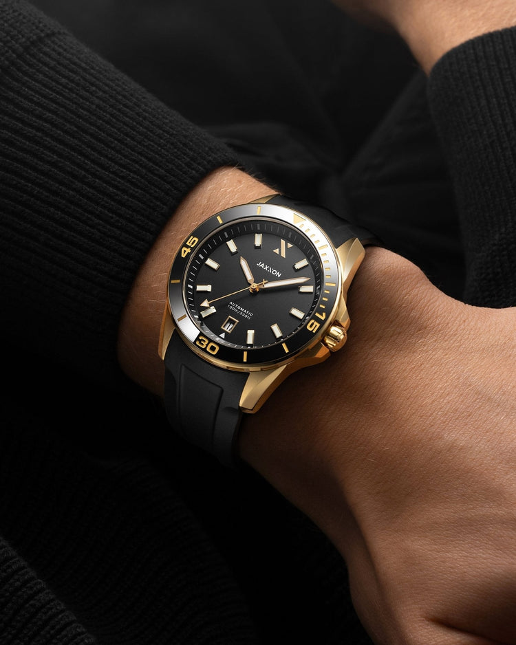 JX2 Dive Watch + Cuban Link Chain 8mm - JAXXON