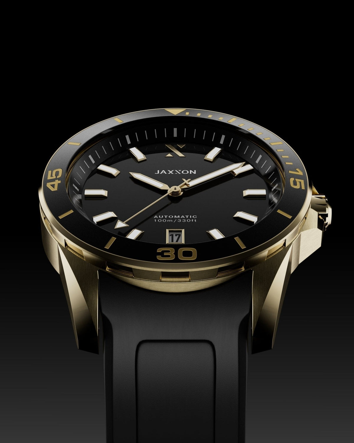 JX2 Dive Watch + Cuban Link Chain 8mm - JAXXON