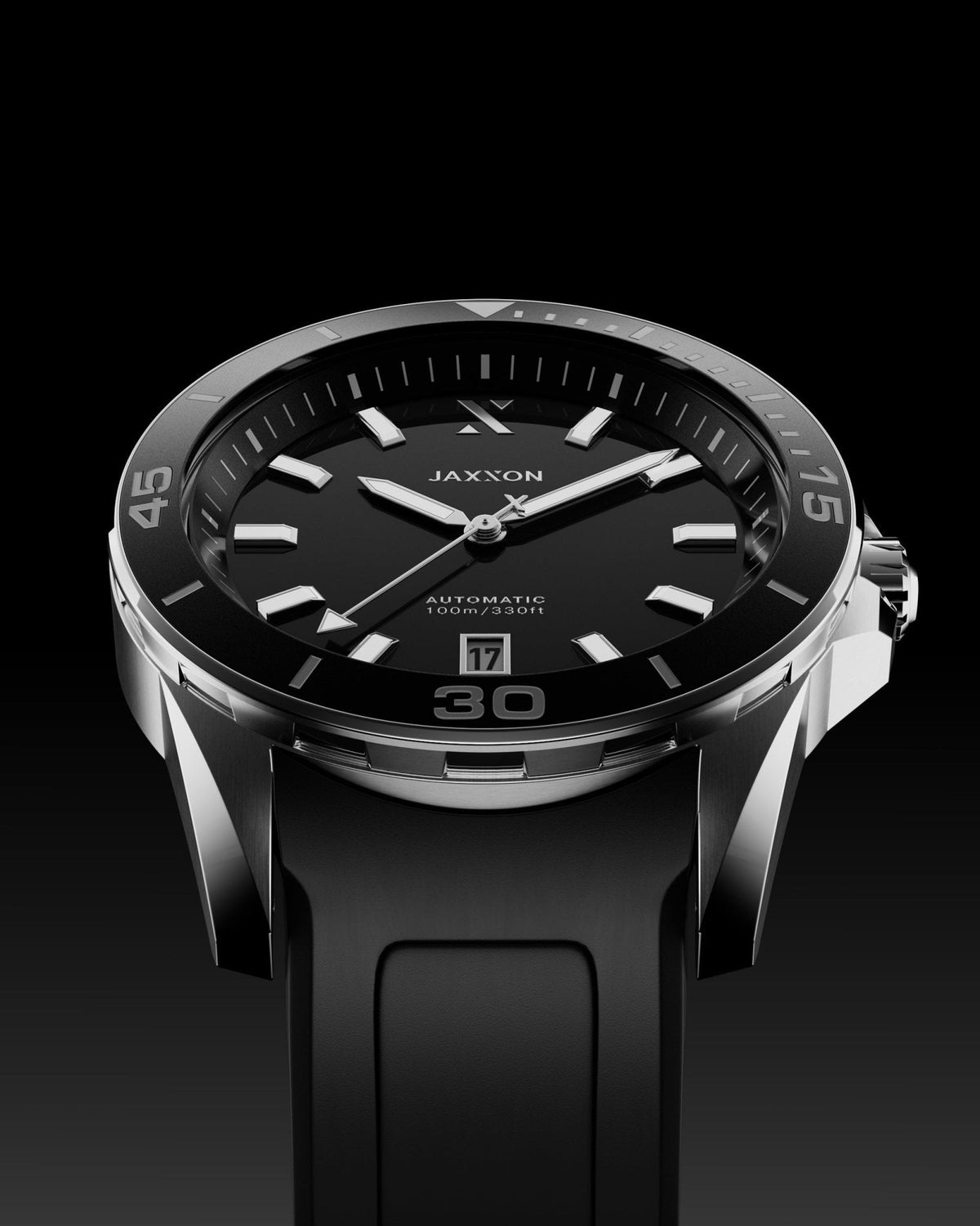 JX2 Dive Watch + Cuban Link Chain 8mm - JAXXON