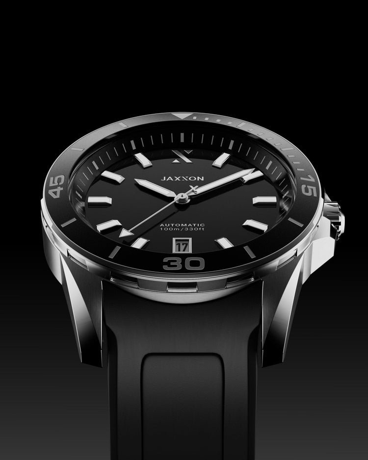 JX2 Dive Watch + Cuban Link Chain 8mm - JAXXON
