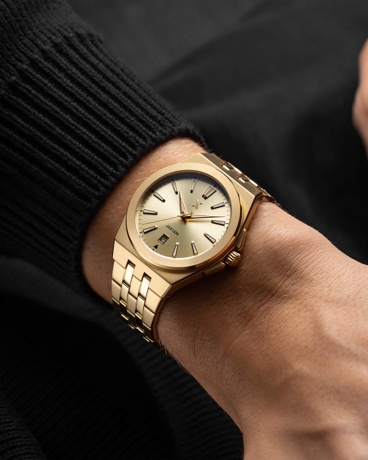 JX3 Watch + Cuban Link Chain 8mm - JAXXON